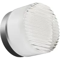 Beneito Faure Oma LED-Wandleuchte - 8 W, IP65, CCT-Schalter 2000 K/2800 K/4000 K, Vintage-Aluminium-Wand-Deckenleuchte - Weiß