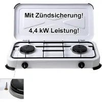 Flame Gaskocher Campingkocher 2-flammig Camping mit Zündsicherung
