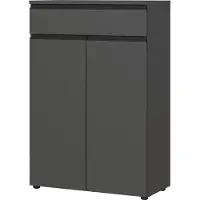 Germania BEDANO Aktenschrank 1 Schubladen 810 x 400 x 1.200 mm Graphit