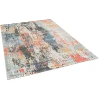 Pergamon In- und Outdoor Designer Teppich Lagos Rost Blau Verlauf, Größe:80x150 cm