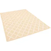 Pergamon In & Outdoor Teppich Flachgewebe Natur Valencia Honig Modern, Größe:80x150 cm