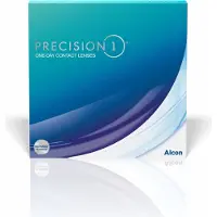 Precision 1 (90er Packung) Tageslinsen (6.5 dpt & BC 8.3) mit UV-Schutz für Allergiker & trockenere Augen