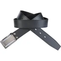 Man'S World Ledergürtel in schwarz | Gr.: 105