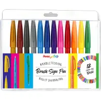 Pentel Brush Sing Ses15-12 Marker 12 Einheiten