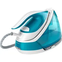 Philips PerfectCare Compact Dampfbügeleisen, 120 g/min Dampf, blau (GC7920/20)