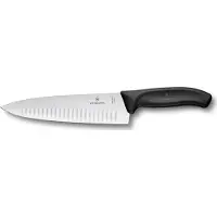 Victorinox SwissClassic 6.8083.20G Kochmesser mit Kullenschliff 20 cm, schwarz