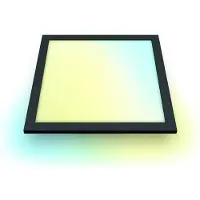 Wiz Deckenpanel 12 W quadratisch, Bluetooth, Schwarz, LED, Metall, Nicht austauschbare(s) Leuchtmittel, 2700 K