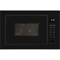 Exquisit Einbau-Mikrowelle EMW25-G-020 schwarz | 900 Watt | Timer | Grill 1200 Watt | 60 cm Breite