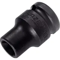 Hazet Schlag-Maschinenschrauber Steckschlüsseleinsatz 900S-E14, 1/2 (12,5 mm) Vierkant hohl, Außen TX Profil, SW E14
