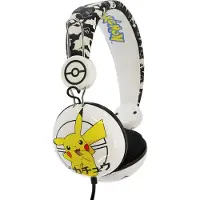 OTL TECHNOLOGIES Pokémon Pikachu Japanese, Kabelgebunden, Musik, 20 - 20000 Hz, 164 g, Kopfhörer, Schwarz, Weiß, Gelb