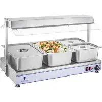 Royal Catering Elektrische Kompaktheizplatte, 3 Halogenlampen, 1550W, 230V