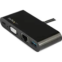 StarTech.com .com USB-C VGA Multiport Adapter - Power Delivery (60W)