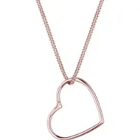 Elli Halskette Herz Liebe Filigran Anhänger 925 Sterling Silber Elli Rosegold