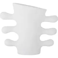 Bloomingville Pernilla Vase | Weiß | Steingut | 82060494
