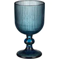 Mica Decorations Merlot Weinglas - 250 ml - Glas - Blau