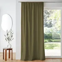 La redoute interieurs Vorhang Aus Reiner Baumwolle Mit Gerafftem Galon, Scenario 270 x 250 cm