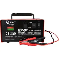 GEKO Autobatterie-Ladegerät mit Start 6/12V, 100A