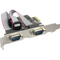 InLine Schnittstellenkarte 2x Seriell 9-pol PCIe PCI-Express