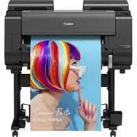 Canon Großformatdrucker imagePROGRAF GP-2000, 24", 11-farbiger Tintenstrahldruck, 2400 x 1200 dpi, USB/LAN/WLAN, inkl. Tintentanks, grau-schwarz