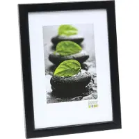 Deknudt Frames S41JL2, Holz, Schwarz, Einzelbilderrahmen, Tisch, Wand, 21 x 29,7 cm, Rechteckig