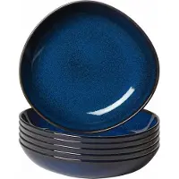 Villeroy & boch Schale Lave Bleu Flach Klein 21,5 cm (6-teilig)