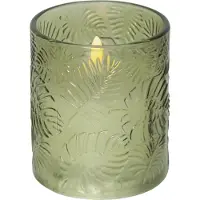 Star Trading LED Pillar Kerze Flamme Leaf