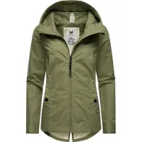 Ragwear Outdoorjacke "Monade Übergang" mit Kapuze stylische Übergangsjacke mit großer Kapuze