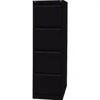 Bisley -Light Hängeregisterschrank IPCCA14, 1-bahnig, 4 Schübe, schwarz