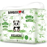 Bamboolove bamboo fiber disposable diapers S (3-8kg) 25pcs.