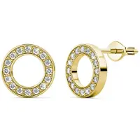 MYC Paris Ophir-Ohrringe - Gold und Kristall