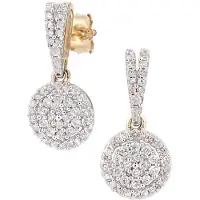 Diamant L'Eternel Ohrringe aus 375 Gelbgold mit Diamant | Gr.: onesize