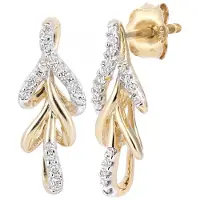 Diamant L'Eternel Ohrringe aus 375 Gelbgold mit Diamant | Gr.: onesize