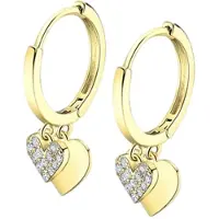 Lotus Silver - Beautiful gold-plated earrings rings with pendants Trendy LP3274-4 / 2 (L)