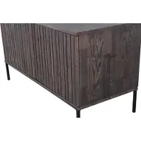 Woood New Gravure Tv-Möbel 100 Cm Asche Furnier Espresso