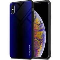 Cadorabo TPU Gestreiftes Glas Cover