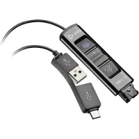 Poly DA85-M USB-zu-QD-Adapter TAA, schwarz, Schnittstellenadapter, 30 g, Schwarz
