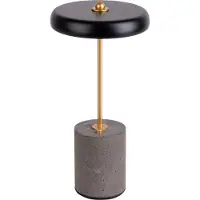 Näve LED-Tischleuchte 5306422, 1W, 70lm, 2900K, mit Akku, schwarz