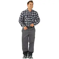 Planam Schweisserschutzbundhose Weld Shield Grösse 58 grau/schwarz