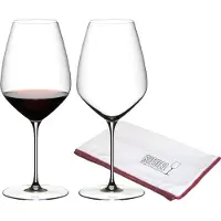 Riedel VELOCE Syrah / Shiraz Weinglas 2er Set + Poliertuch