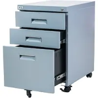 Jet-Line Rollcontainer PAUL grau Rollschrank Bürocontainer knock-down
