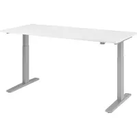 Hjh OFFICE PRO XMKA 19 S - Weiß 180 x 80 elektrisch höhenverstellbar