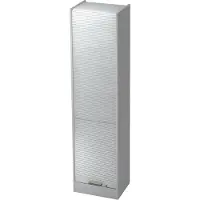 Hjh OFFICE PRO SIGNA R50 SG - Grau/Silber Rollladenschrank 5 OH Streifengriff Kunststoff