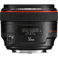 Canon EF 50mm f/1.2L USM, Schwarz