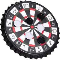 Relaxdays Kronkorken Dartscheibe