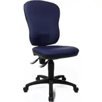 Topstar Bürostuhl Point 80, 8180 G28 Stoff blau, Gestell schwarz