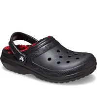 Crocs Classic Lined Buff Check Holzschuhe