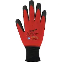 Asatex Handschuhe Condor Grösse 8 rot/schwarz EN 388 EN 407 PSA-Kategorie II
