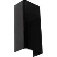 Licht-Erlebnisse Wandlampe innen Schwarz Hochglanz GU10 Metall Up Down Lampe Wandleuchte Flur Treppe
