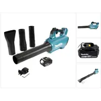 Makita DUB 184 T1 Akku Gebläse 18 V Brushless + 1x Akku 5,0 Ah - ohne Ladegerät