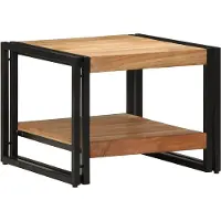 vidaXL Couchtisch 50x50x38 cm Massivholz Akazie